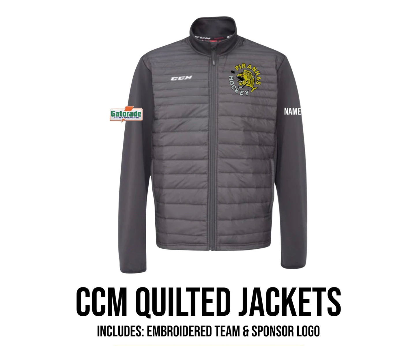 Team Jackets - CCM Quilted Jacket