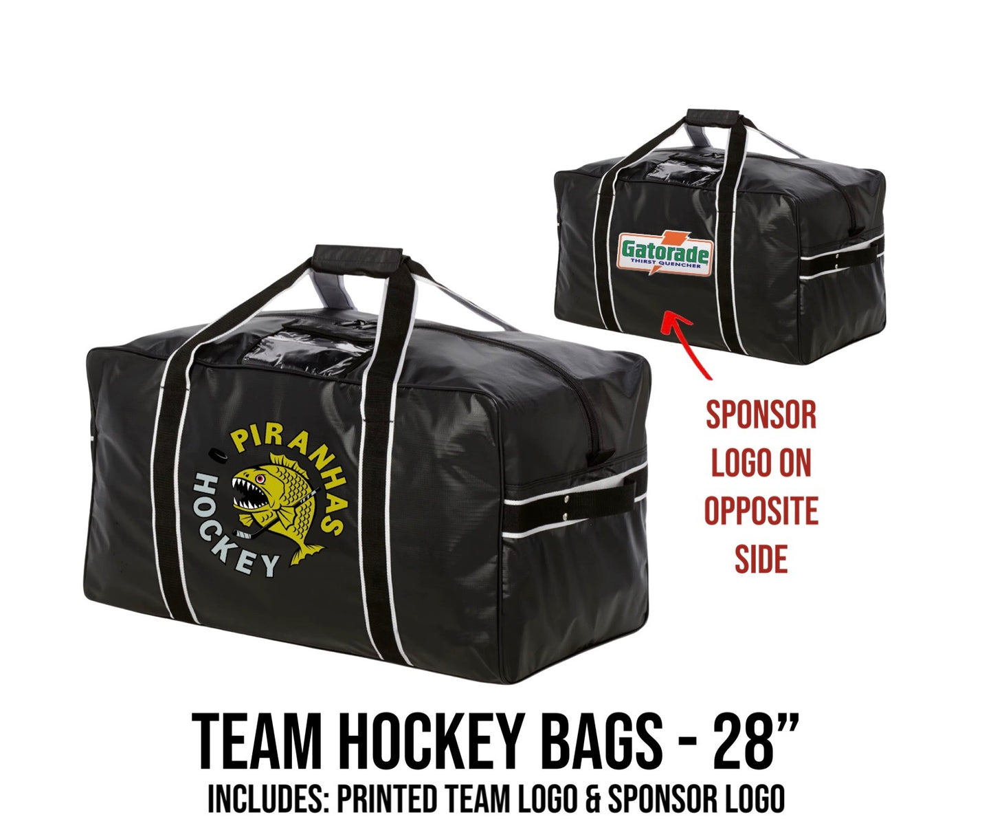 Team Win Wave Custom Hockey Bag - 28"